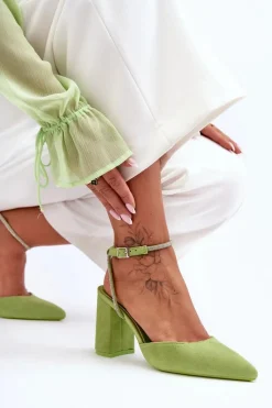 Czółenka Zamszowe|Czółenka Na Słupku><noscript><img width=