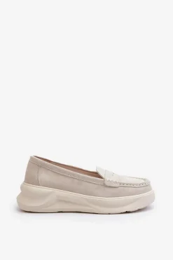 Loafersy Damskie|Mokasyny Na Platformie><noscript><img width=