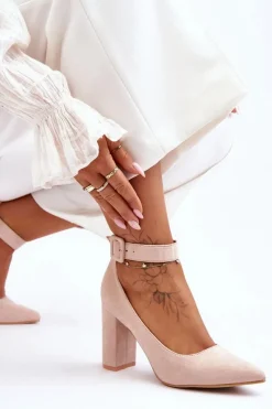 Czółenka Zamszowe|Czółenka Na Słupku><noscript><img width=