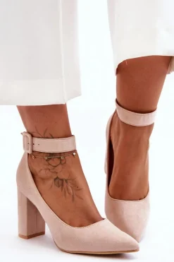 Czółenka Zamszowe|Czółenka Na Słupku><noscript><img width=