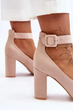 Czółenka Zamszowe|Czółenka Na Słupku><noscript><img width=