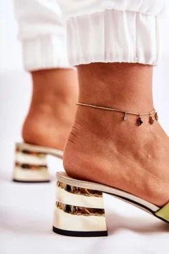 Outlet Zamszowe Klapki Damskie Na Obcasie Zielone Perry Damskie Klapki Na Obcasie|Klapki Damskie Klasyczne