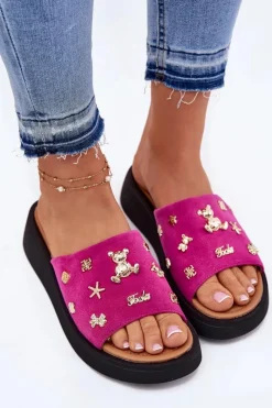 Klapki Na Platformie|Klapki Damskie Klasyczne><noscript><img width=