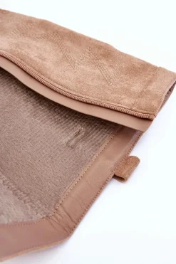 Discount Boto Zamszowe Kozaki Damskie Na Słupku Beżowe Khabira