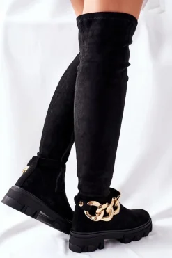 Kozaki Wiosenne|Kozaki Płaskie></noscript>Boto Zamszowe Kozaki Za Kolano Czarne Auckland