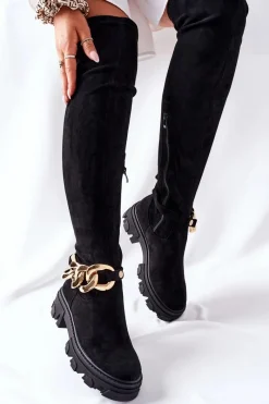 Kozaki Wiosenne|Kozaki Płaskie></noscript>Boto Zamszowe Kozaki Za Kolano Czarne Auckland