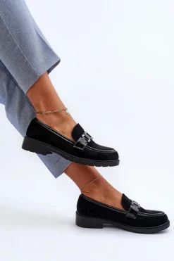 Outlet Damskie buty S.Barski Zamszowe Mokasyny Damskie S.Barski HY350A