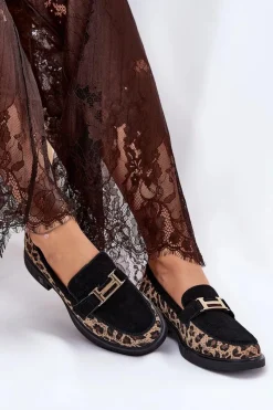 Loafersy Damskie|Mokasyny Płaskie><noscript><img width=