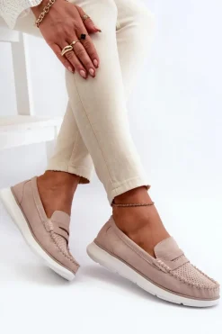 Loafersy Damskie|Mokasyny Na Platformie><noscript><img width=