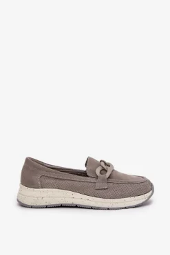 Loafersy Damskie|Mokasyny Damskie Zamszowe><noscript><img width=