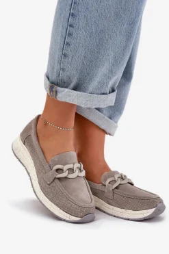 Loafersy Damskie|Mokasyny Damskie Zamszowe><noscript><img width=