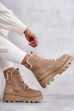 Botki Sznurowane|Botki Zimowe Damskie><noscript><img width=