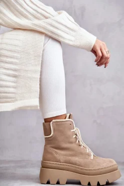 Botki Sznurowane|Botki Zimowe Damskie><noscript><img width=