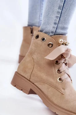 Botki Sznurowane|Botki Zimowe Damskie><noscript><img width=