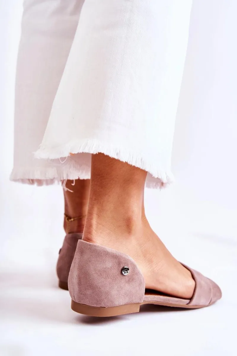 Hot Maciejka Zamszowe Sandały 03615-02 Brązowe