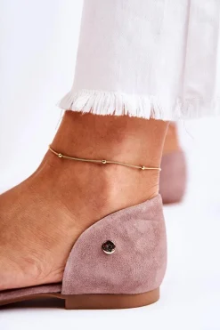 Hot Maciejka Zamszowe Sandały 03615-02 Brązowe