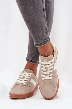 Online Buty damskie Vinceza Zamszowe Sneakersy Damskie Vinceza 14029 Beżowe Beżowy