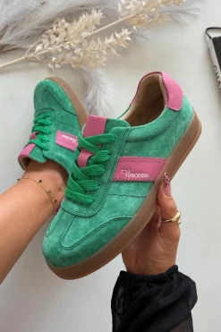 Sneakersy Damskie></noscript>Buty damskie Vinceza Zamszowe Sneakersy Damskie Vinceza 79576 Zielone Zielony