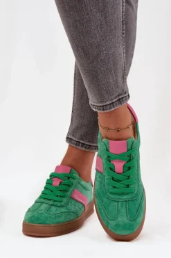 Sneakersy Damskie></noscript>Buty damskie Vinceza Zamszowe Sneakersy Damskie Vinceza 79576 Zielone Zielony