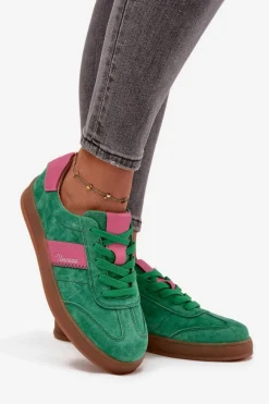 Sneakersy Damskie></noscript>Buty damskie Vinceza Zamszowe Sneakersy Damskie Vinceza 79576 Zielone Zielony