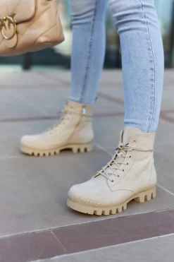 Botki Wiosenne|Damskie Trapery></noscript>Damskie buty S.Barski Zamszowe Traperki Botki Beżowe Layden Szary