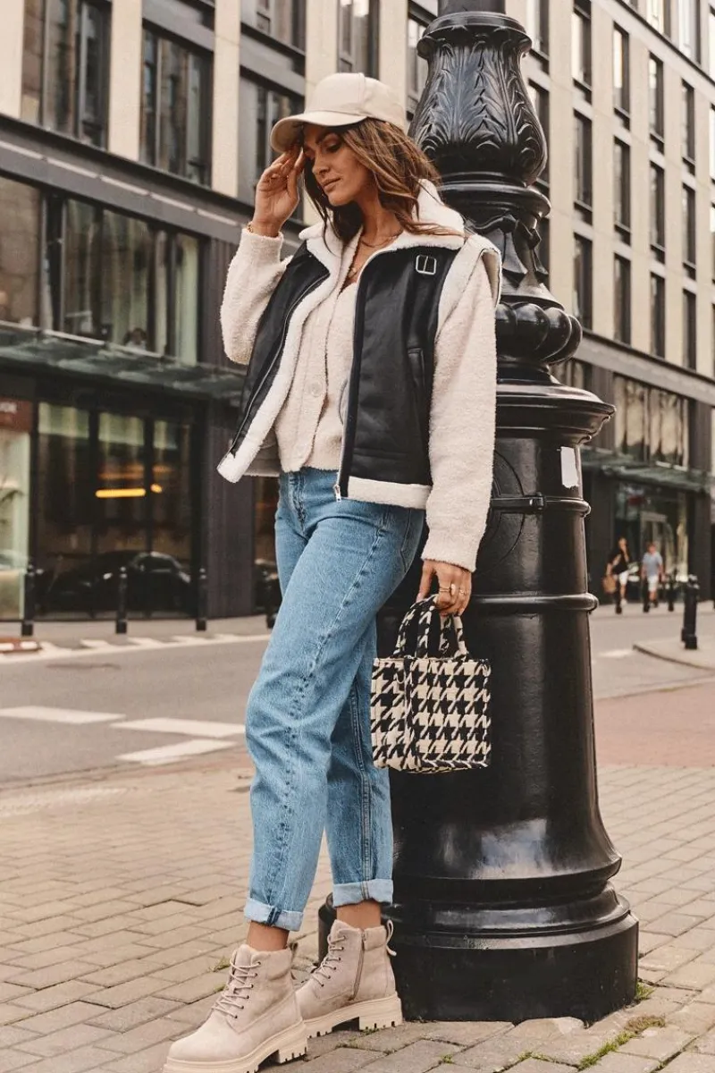 Damskie Trapery|Botki Sznurowane>Boto Zamszowe Trapery Botki Ocieplane Beżowe Alden