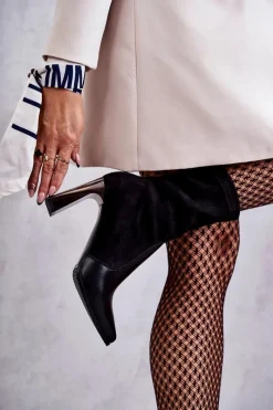 Botki Skórzane|Botki Na Słupku><noscript><img width=