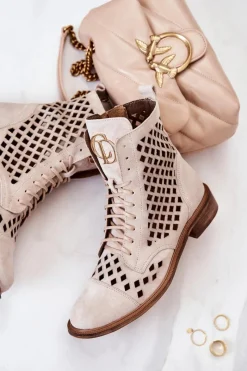 Botki Wiosenne|Brązowe I Beżowe Botki><noscript><img width=