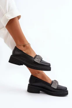 Loafersy Damskie|Mokasyny Płaskie><noscript><img width=