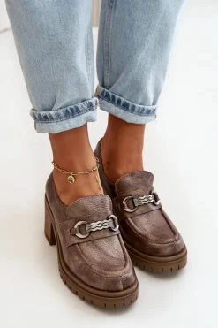 Półbuty Skórzane><noscript><img width=