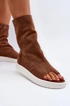 Sandały Z Cholewką|Sandały Płaskie><noscript><img width=