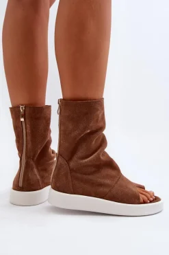 Sandały Z Cholewką|Sandały Płaskie><noscript><img width=