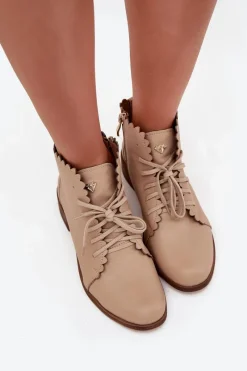 Botki Sznurowane|Botki Płaskie><noscript><img width=