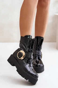 Damskie Trapery|Brązowe I Beżowe Botki><noscript><img width=