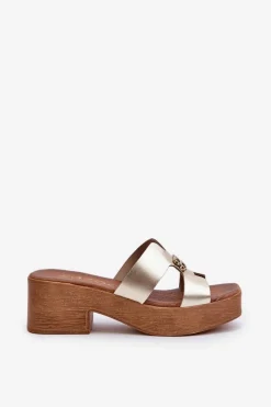 Klapki Na Obcasie|Klapki Damskie Klasyczne><noscript><img width=