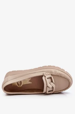 Mokasyny Damskie Skórzane|Mokasyny Na Platformie><noscript><img width=