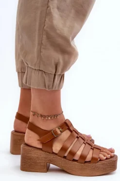 Sandały Na Obcasie><noscript><img width=