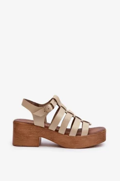 Sandały Na Obcasie><noscript><img width=