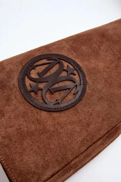 Kozaki Wiosenne|Kozaki Płaskie></noscript>Zazoo 3367 Zamszowe Kozaki Damskie Przed Kolano Brązowe