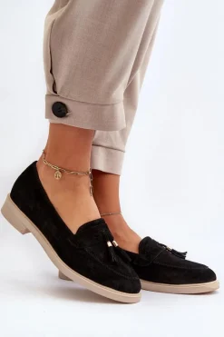 Loafersy Damskie|Mokasyny Płaskie><noscript><img width=