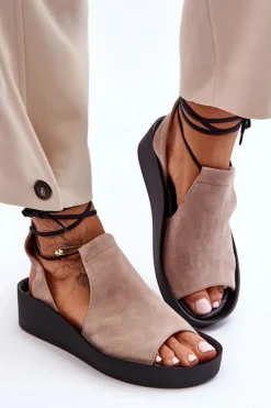 Sandały Na Obcasie|Sandały Na Koturnie><noscript><img width=