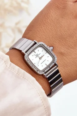 Clearance Giorgio&Dario Zegarek Damski Wodoszczelny Giorgio & Dario GDM5240 Srebrny