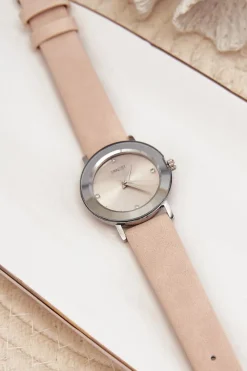 Zegarki>Ernest Zegarek Damski Z Beżowym Paskiem E62035L