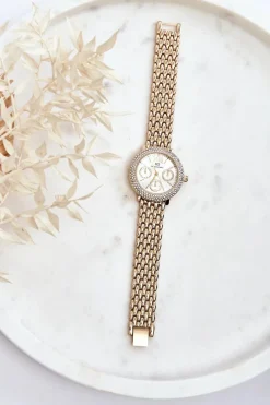 Sale Giorgio&Dario Zegarek Damski Zdobiony Cyrkoniami Giorgio & Dario GDM3028 Złoty