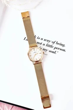 Zegarki>Giorgio&Dario Zegarek Na Bransolecie Mesh Złoty