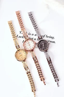 New Giorgio&Dario Zegarek Na Bransolecie Z Cyrkoniami Giorgio & Dario Złoty