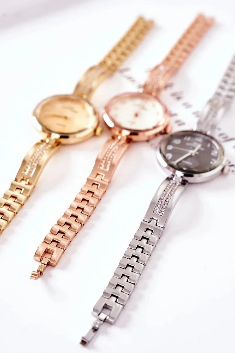 New Giorgio&Dario Zegarek Na Bransolecie Z Cyrkoniami Giorgio & Dario Złoty