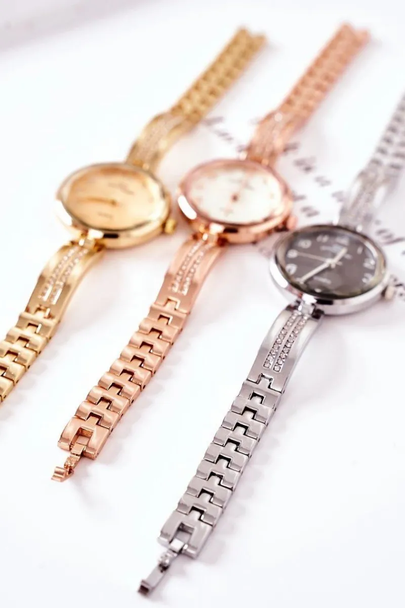 Online Giorgio&Dario Zegarek Na Bransolecie Z Cyrkoniami Giorgio & Dario Srebrny