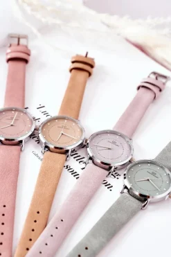 Zegarki></noscript>Giorgio&Dario Zegarek Na Skórzanym Pasku Miętowy