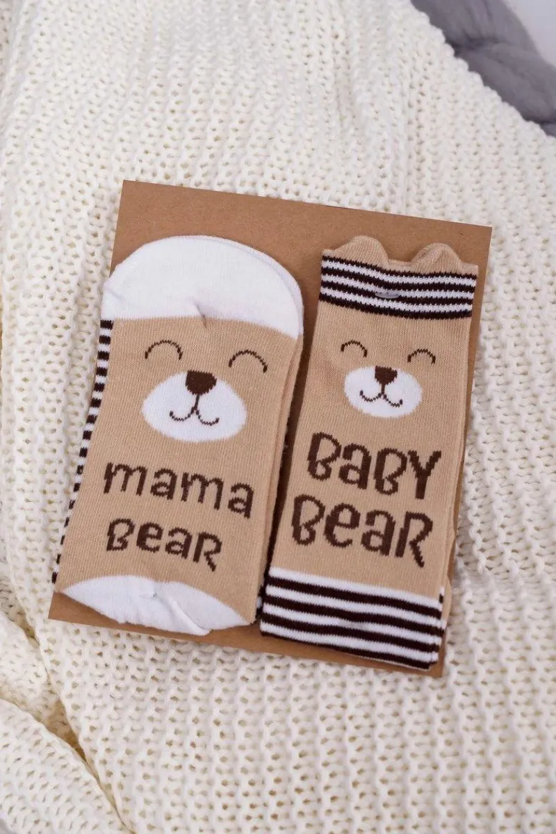 Skarpetki|Skarpetki>Boto Zestaw Damskich i Dziecięcych Skarpetek Soxo Mama Baby Bear